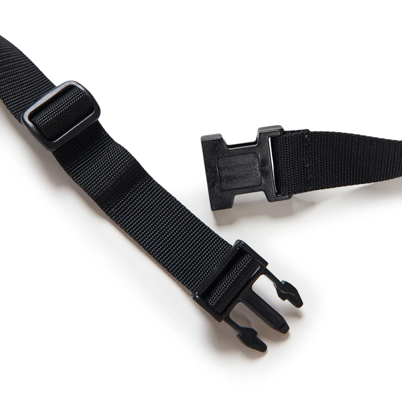 undercover tarpaulin waist bag (black)