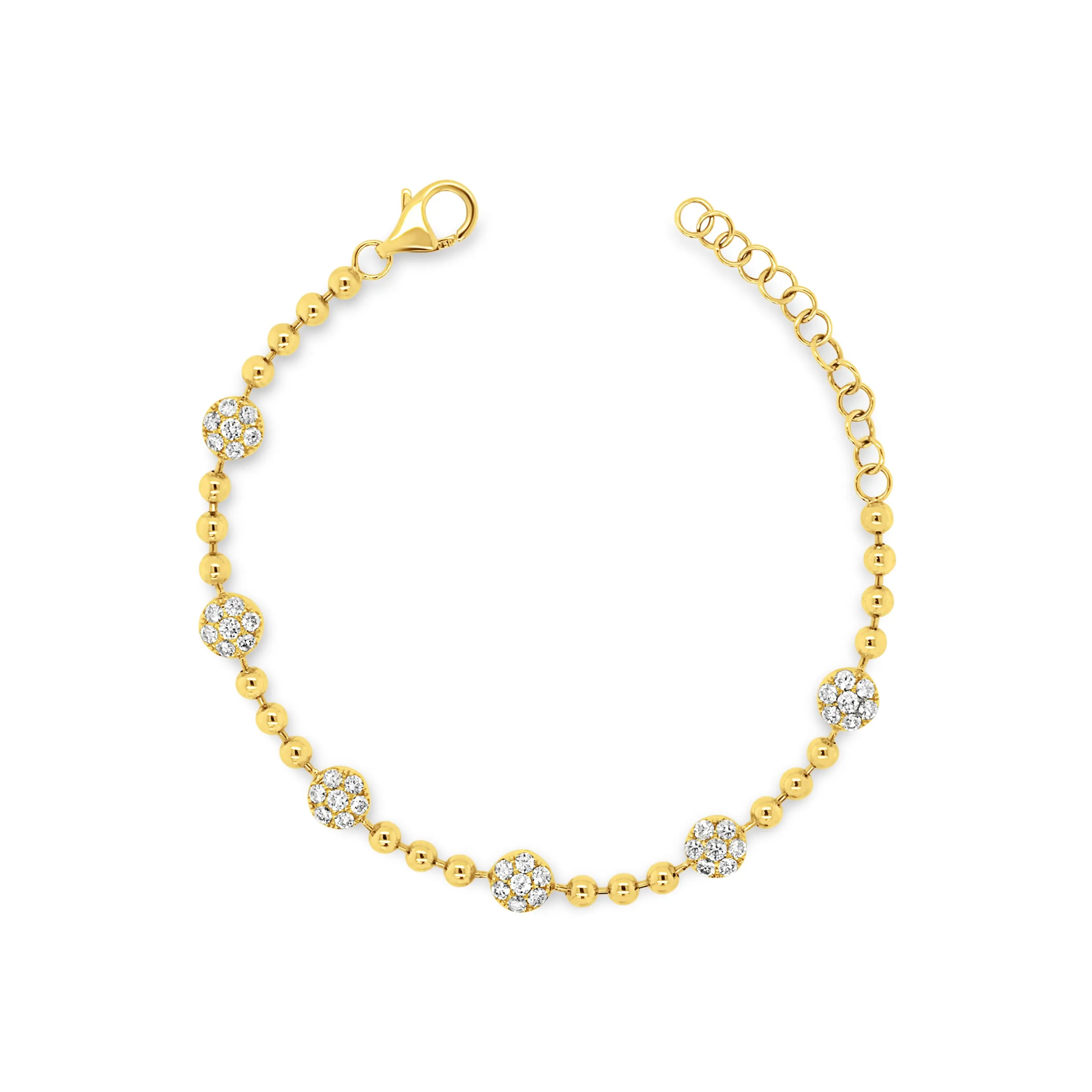 Uneek 1-Row Bracelet 18K Yellow Gold BR2253Y