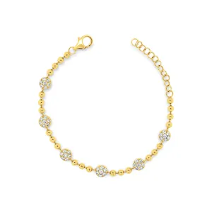 Uneek 1-Row Bracelet 18K Yellow Gold BR2253Y