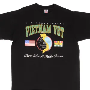 VINTAGE US ARMY VIETNAM VETERAN TEE SHIRT 1992 SIZE XL MADE IN USA