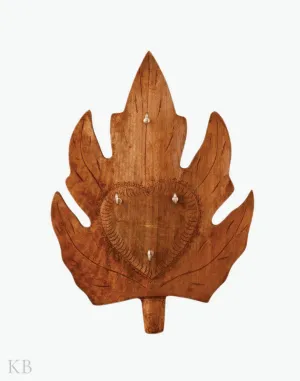 Walnut Wood Large Chinar Key Hanger