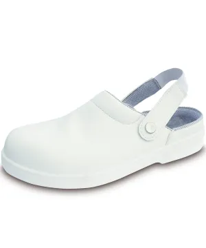 White - Steelite safety clog SB (FW82)