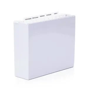 White/Grey Plastic File Folder
