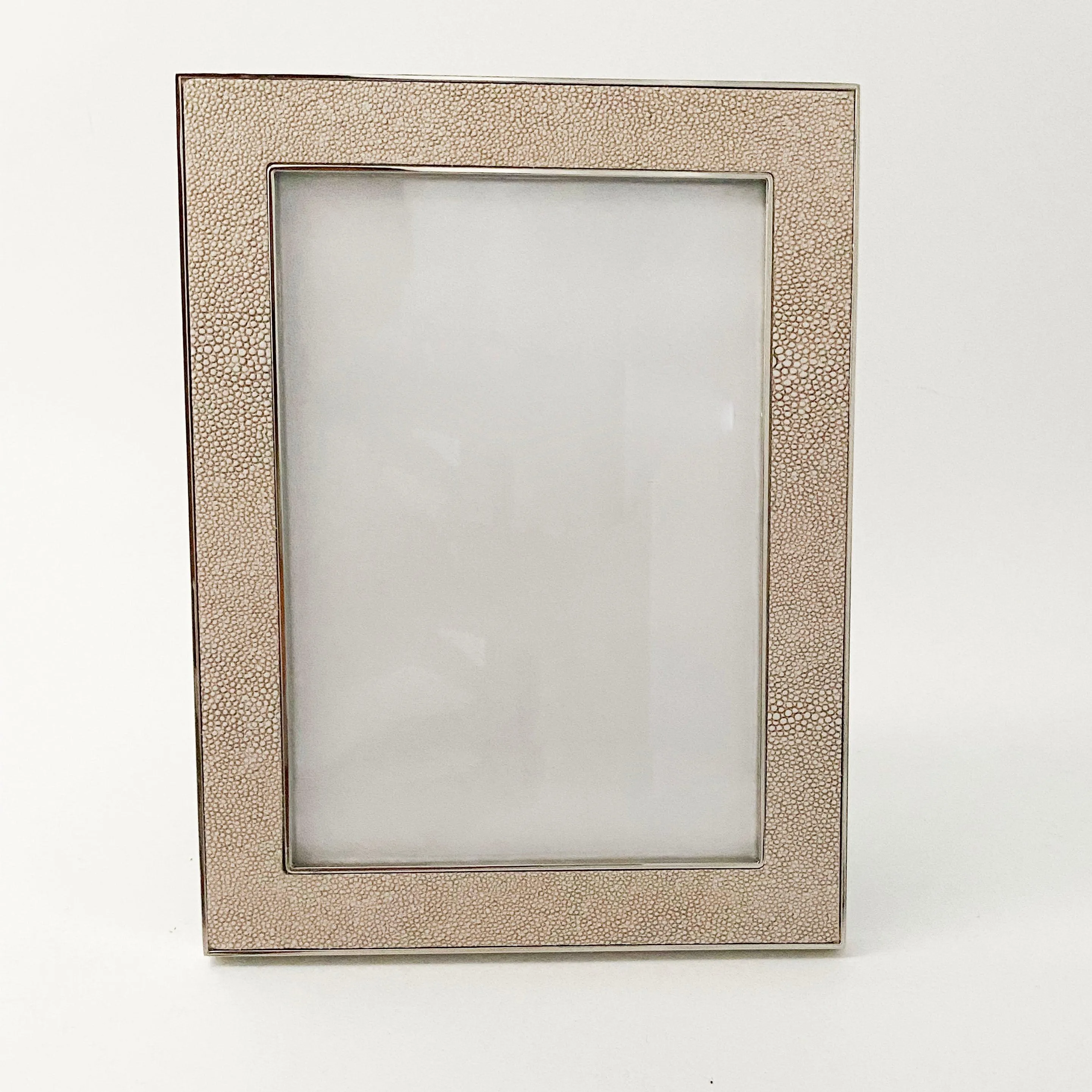 White/Silver Shagreen Frame | 4x6"