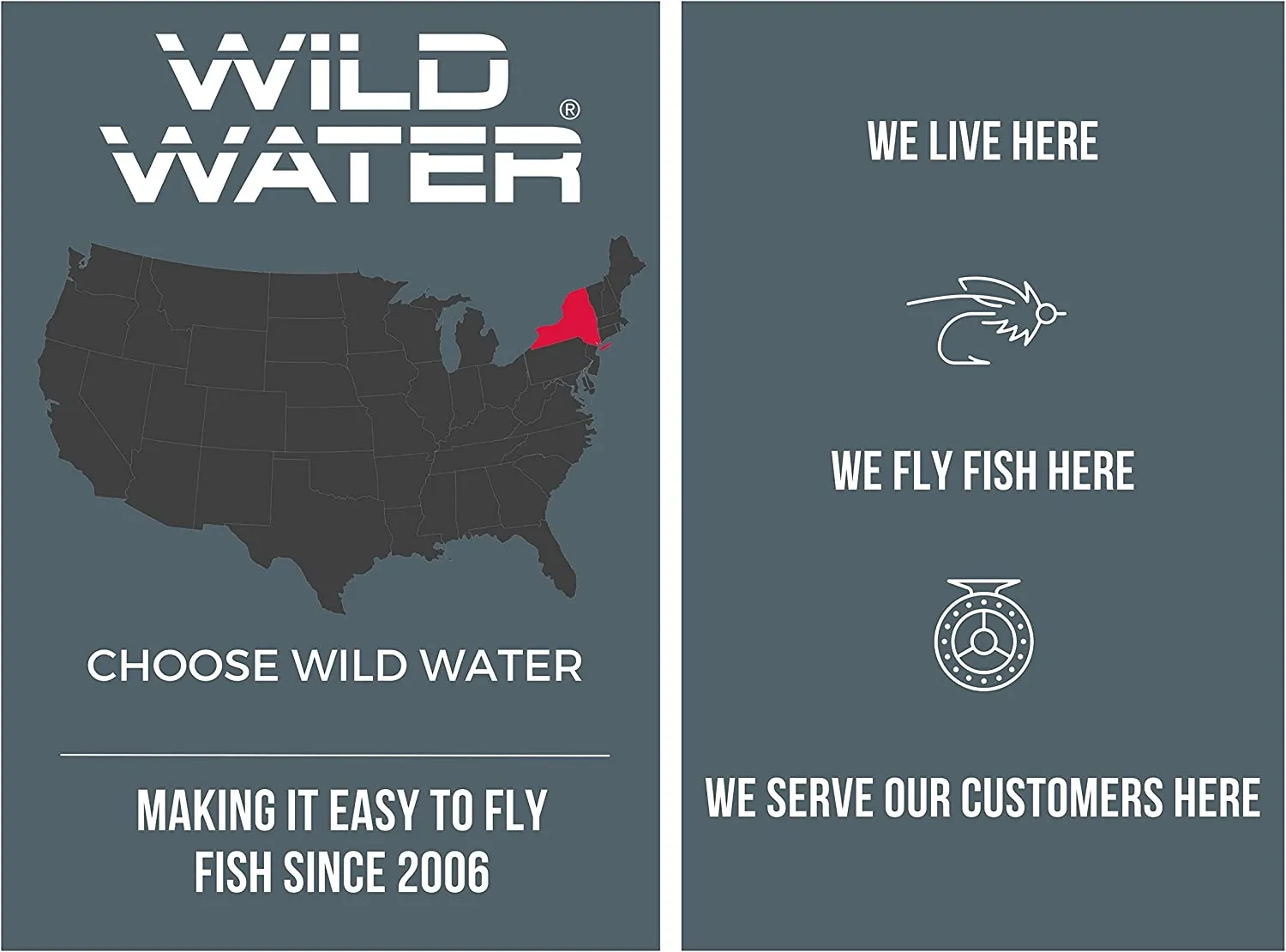 Wild Water Fly Fishing Kit, 9ft 7/8 Weight Rod and CNC Reel Package