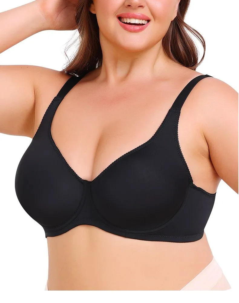 Women's Elements of Bliss Cushioned Lightly Lined Wireless Plus Size Bra