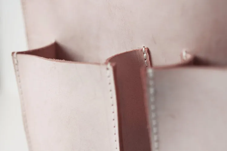 Womens Pink Leather Satchel Bag Leather Crossbody Bag for Women