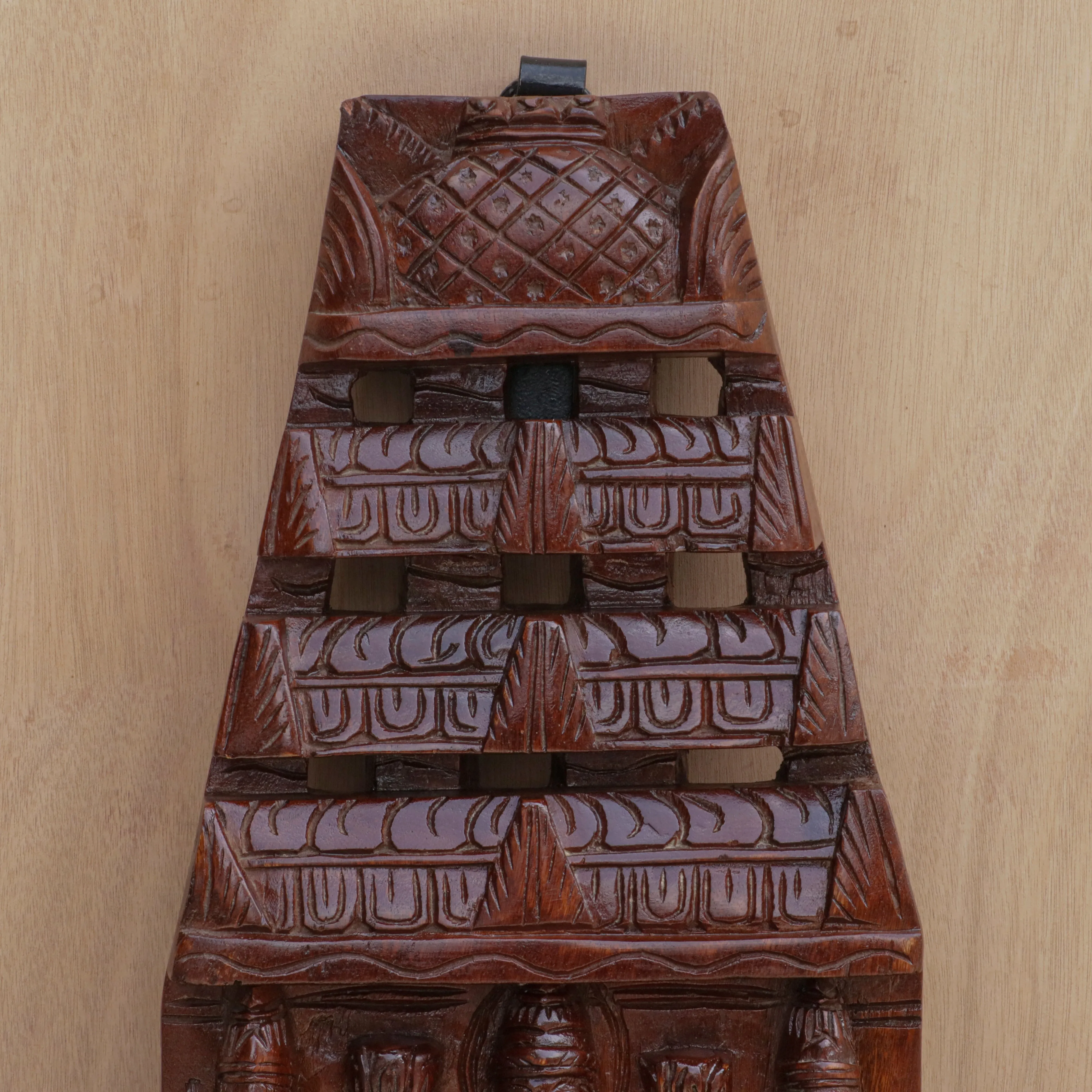 Wooden Carved God Panel
