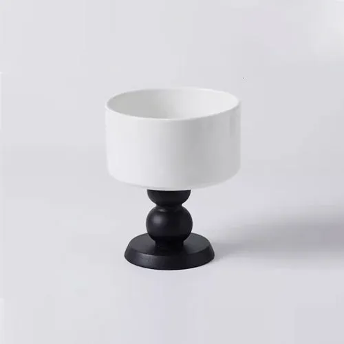 Wooden Ceramic Dessert Bowl