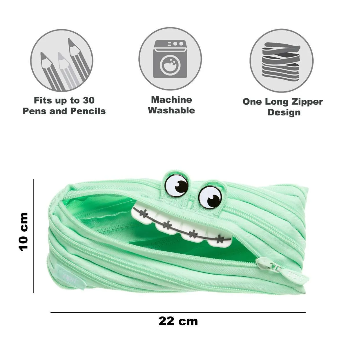 Zipit Gorge Pencil Case Mint