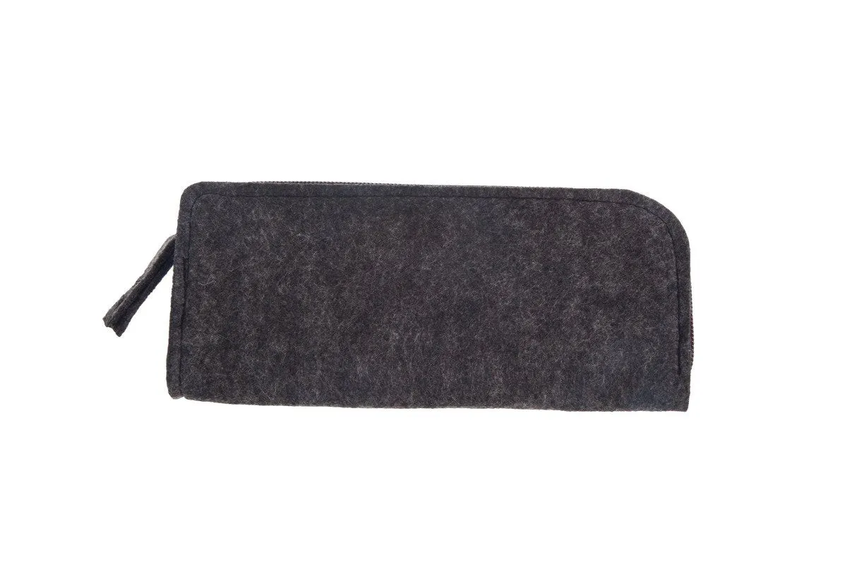 Zippered Felt Pencil Case